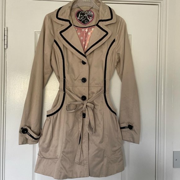 Lipsy Jackets & Coats Lipsy Womens Cream Coat Poshmark